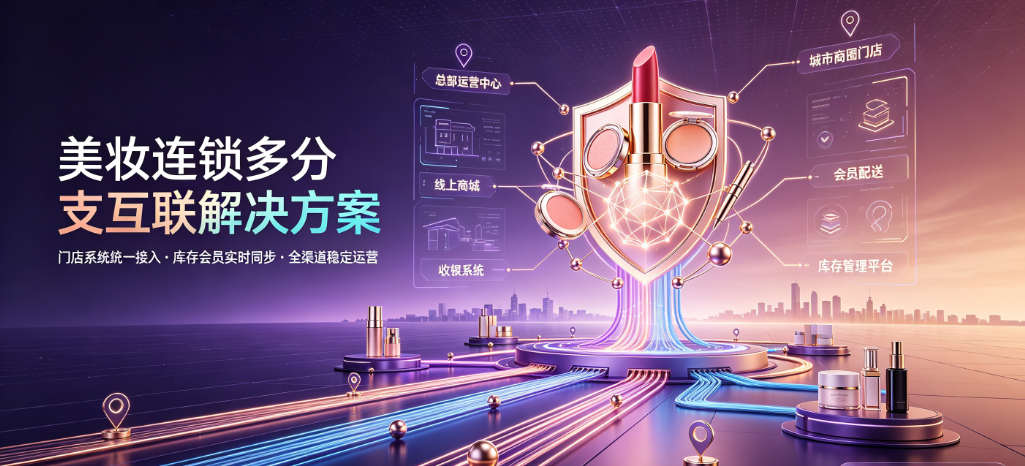 美妆连锁多分支互联解决方案
